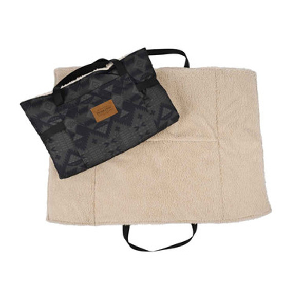 Pendleton Pet Travel Bed Unfolded and Stowed Nehalem