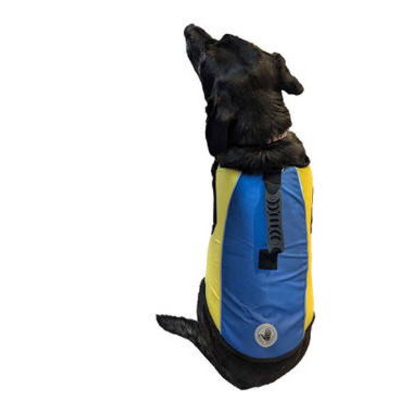 Body Glove Rip Stop Dog Life Jacket on Dog Body Glove Rip Stop Dog Life Jacket on Dog