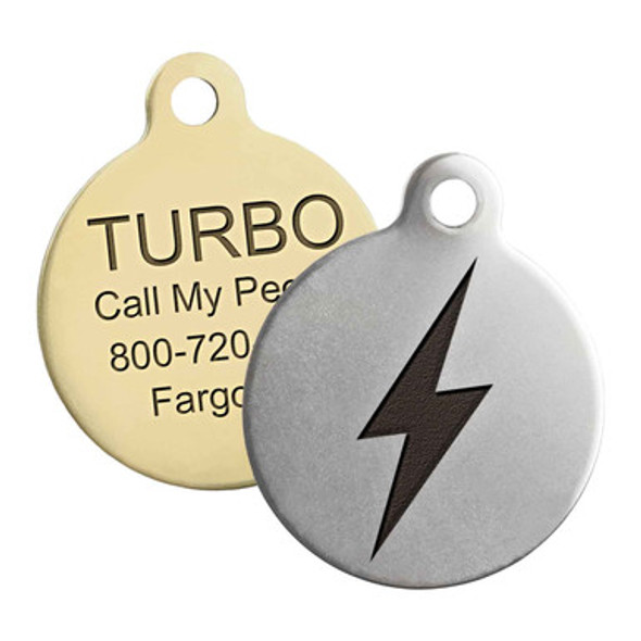 Lightning Bolt Dog ID Tags dogIDs Lightning Bolt Dog ID Tags dogIDs