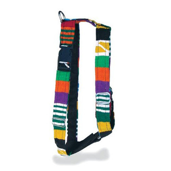 woven multicolor dog harness woven multicolor dog harness