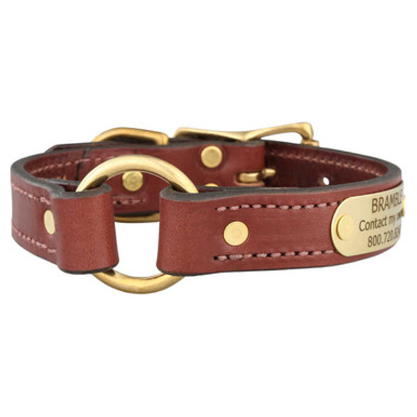 personalized english bridle leather safety nameplate collar back personalized english bridle leather safety nameplate collar back
