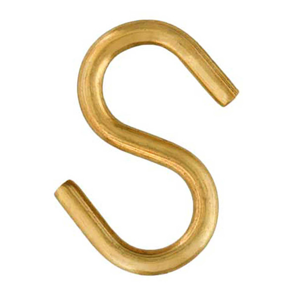 Solid Brass S-Hook