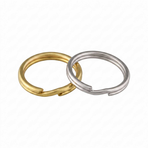 Stainless Steel and Solid Brass Split Ring for Dog ID Tags
