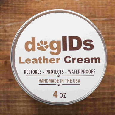 All Natural Leather Cream dogIDs