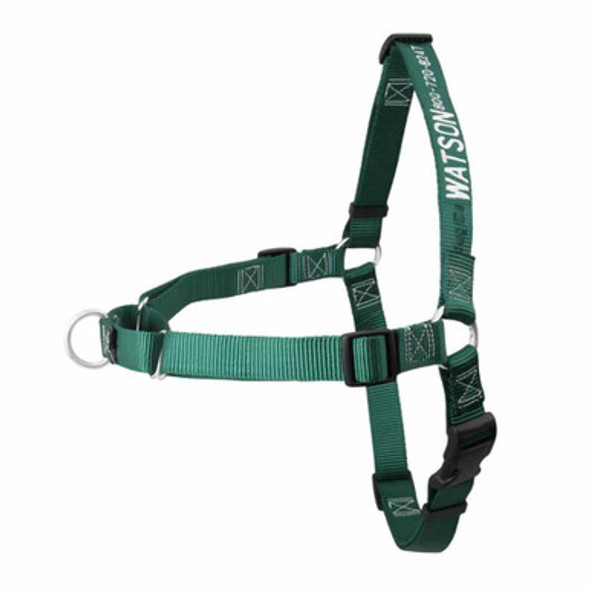 No Pull Custom Embroidered Dog Harness Hunter Green dogIDs No Pull Custom Embroidered Dog Harness Hunter Green dogIDs