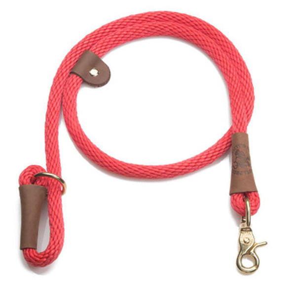 Mendota Braided Quick Lead Red Mendota Braided Quick Lead Red