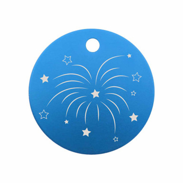 4th of July 1" Blue Dog ID Tag 4th of July 1" Blue Dog ID Tag