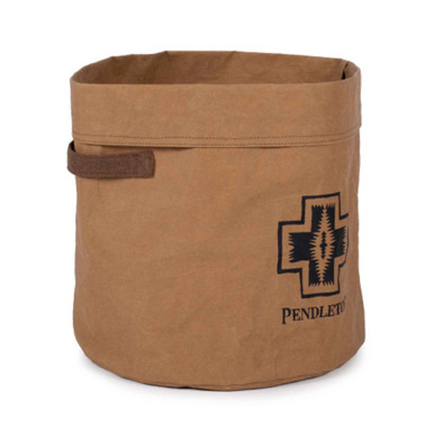 Pendleton Pet Toy Bucket Side Brown