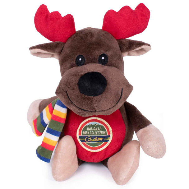Pendleton Moose Squeak Toy Front