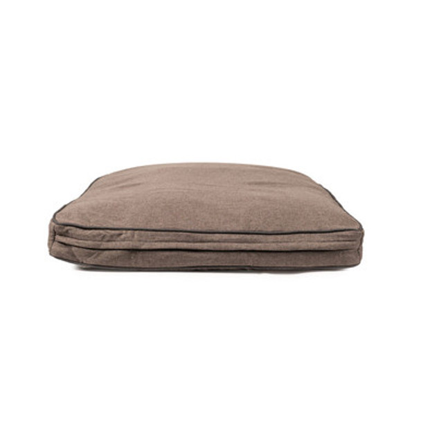 Luxe Neutral GreenDog Napper Dog Bed Coffee Zipper