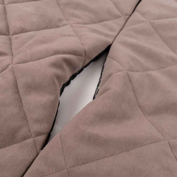 Protective Microfiber Rear Bench Seat Cover for Pets Brown Seatbelt Hole Protective Microfiber Rear Bench Seat Cover for Pets Brown Seatbelt Hole