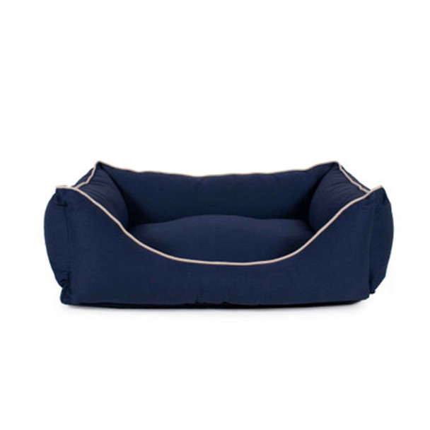 Canvas Kuddle Lounge Comfort Dog Bed Blue