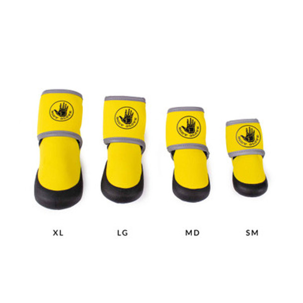Body Glove Paw Protector Dog Boots Sizes comparison