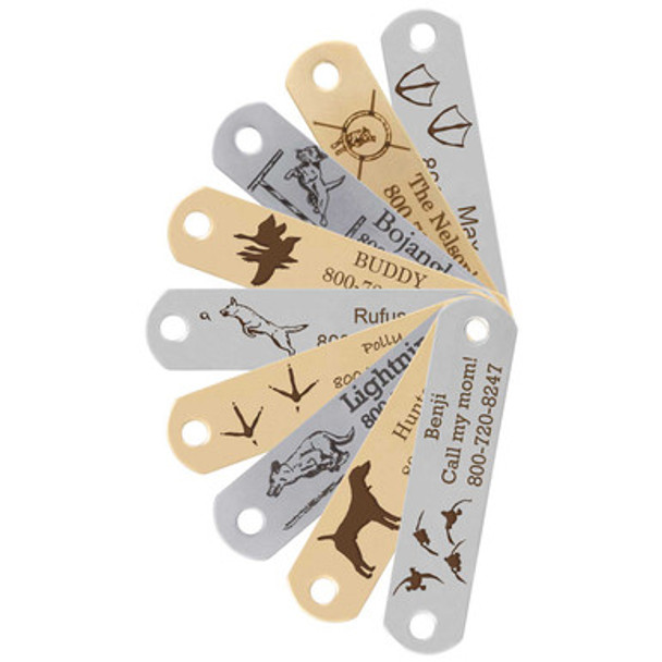Sport Dog Rivet-On Dog Collar Name Plates dogIDs Sport Dog Rivet-On Dog Collar Name Plates dogIDs