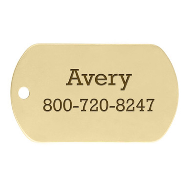 Military Dog ID Tags - Brass dogIDs Military Dog ID Tags - Brass dogIDs