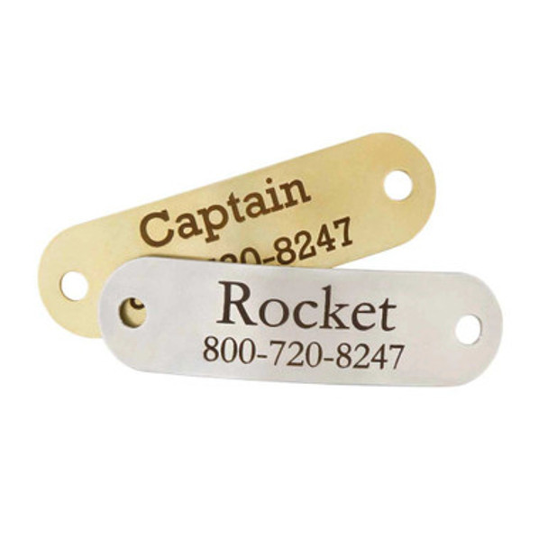 stainless steel and solid brass rivet-on-name plates stainless steel and solid brass rivet-on-name plates