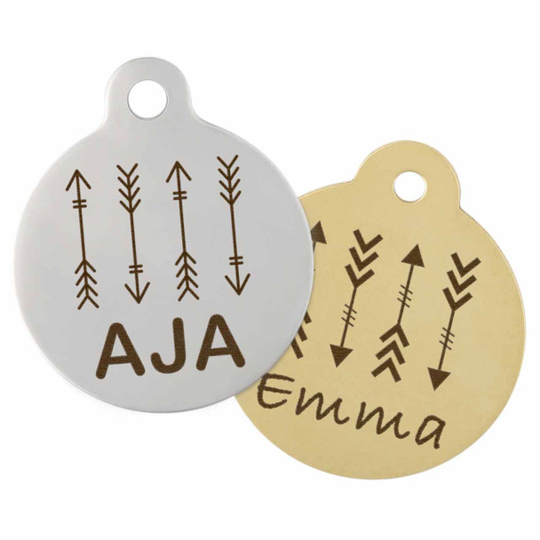 Arrow Design Dog Tag -Group Photo