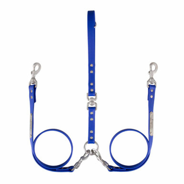 Waterproof Multi-Dog Leash Blue dogIDs Waterproof Multi-Dog Leash Blue dogIDs