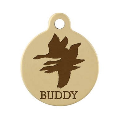 Ducks Flying on Brass