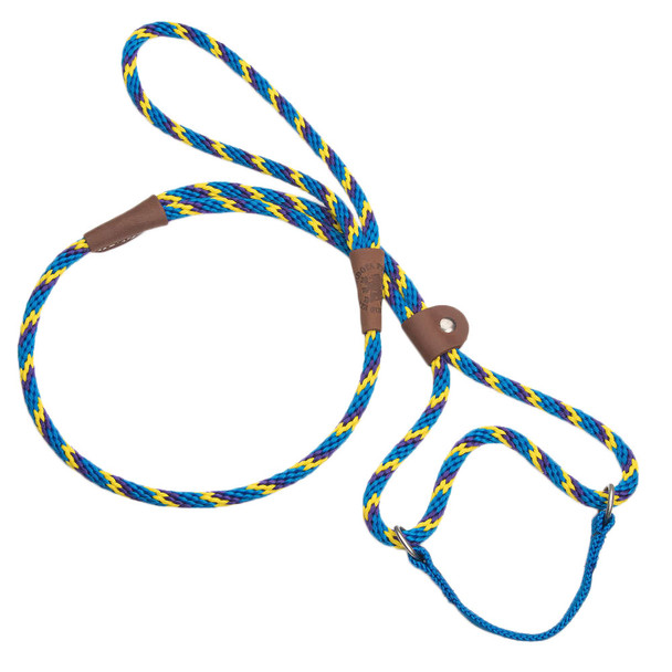 Mendota Dog Walker Martingale Leash Twist Sunset 3/8"