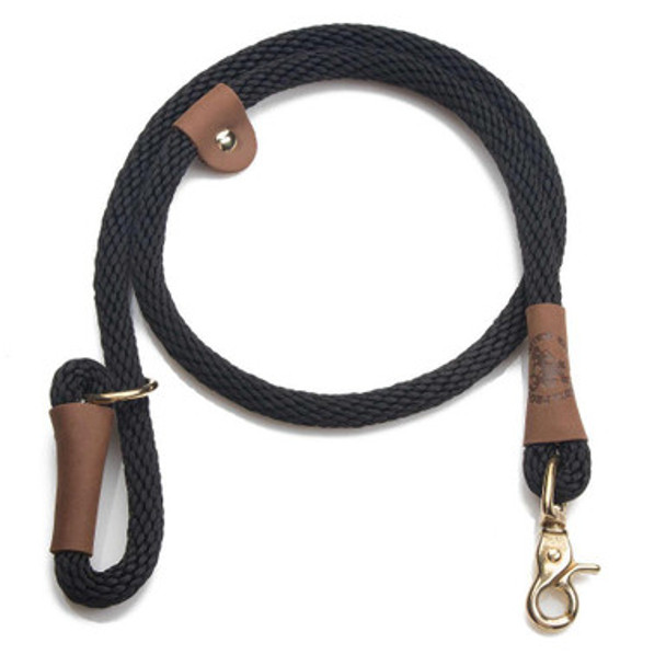 Mendota Braided Quick Lead Black Mendota Braided Quick Lead Black
