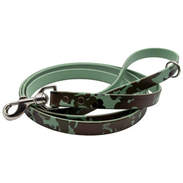 Waterproof Soft Grip Snap Leash Green Camo