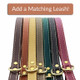 Matching Waterproof Faux Leather Leashes Matching Waterproof Faux Leather Leashes