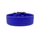 Extra Wide Stitched Waterproof Dog Collar Blue