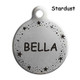 Whimsical Decorative Frame Dog ID Tag Stardust Whimsical Decorative Frame Dog ID Tag Stardust