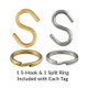 S-Hooks and Split Rings dogIDs S-Hooks and Split Rings dogIDs