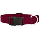 Nylon Dog Collar Burgundy dogIDs Nylon Dog Collar Burgundy dogIDs