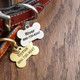 Classic Bone Shaped Dog ID Tags Brass & Stainless Steel dogIDs