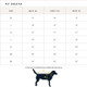 Pendleton Knit Pet Sweater Sizing Chart
