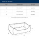 Luxe Neutral GreenDog Kuddler Dog Bed Sizing Guide Luxe Neutral GreenDog Kuddler Dog Bed Sizing Guide