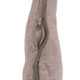 Luxe Neutral GreenDog Bone Pillow Light Gray Zipper