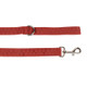 Checkered Wave Dog Leash Wavy Red Closeup