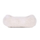 Faux Fur Teddy Bear Dog Bed White Back