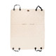 Protective Microfiber Rear Bench Seat Cover for Pets Bone Flat Protective Microfiber Rear Bench Seat Cover for Pets Bone Flat