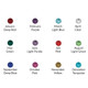 Crystal Northern Lights Pet Tag in Weathered Crystals Colors and Birth Months