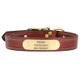 Mendota Leather Dog Collar Personalized Name Plate dogIDs dogIDs Mendota Leather Dog Collar Personalized Name Plate dogIDs dogIDs