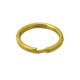 Polished Solid Brass Split Ring Polished Solid Brass Split Ring