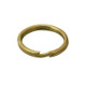Polished Solid Brass Split Ring Polished Solid Brass Split Ring