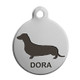 Dog Breed ID Tag Dachshund Dog Breed ID Tag Dachshund