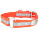 Personalized Waterproof Reflective Safety Dog Collar Orange Personalized Waterproof Reflective Safety Dog Collar Orange