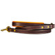 Hornaday English Bridle Leather Padded Handle Leash Orange