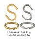 s-hooks and split rings
