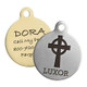 Cross Dog ID Tags