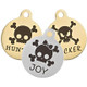 Skull Design Dog ID Tags