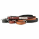 black tan and brown custom dog leashes