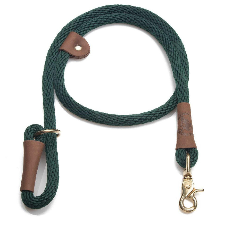 sage green designer dog leash 